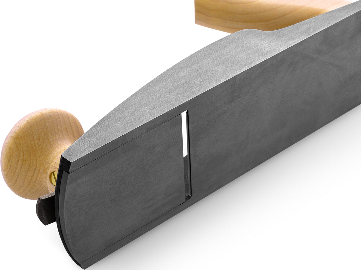 Melbourne Tool Co. Low Angle Smoothing Hand Plane showcasing precise blade adjustment