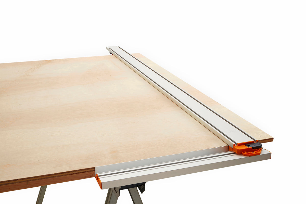 BORA NGX T-Square accessory ensuring precise material alignment for clamp edge saw guide