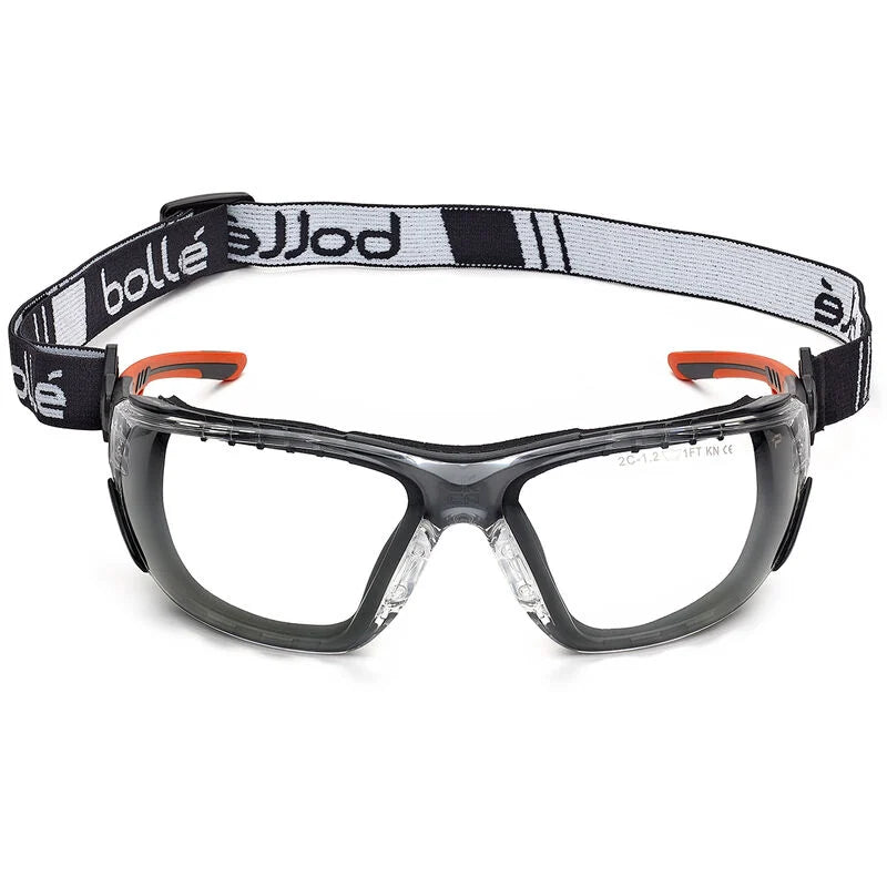 Bollé Safety Ness+ Sealed Safety Glasses Clear Lens for woodworking protection