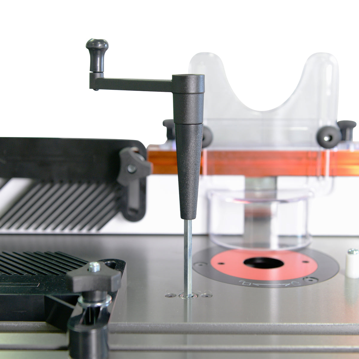 Sherwood Sidewinder Router Table Integrated Router Lift with Round Body Router Motor