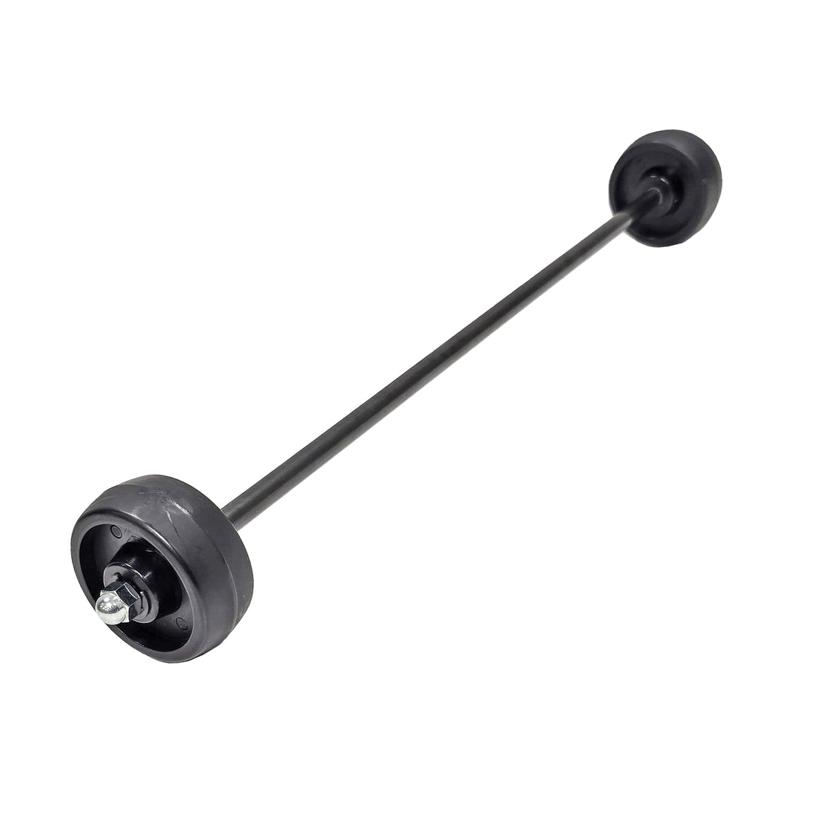 Sherwood Mobility Wheel Kit attached to 10in 750W Bandsaw - Side View