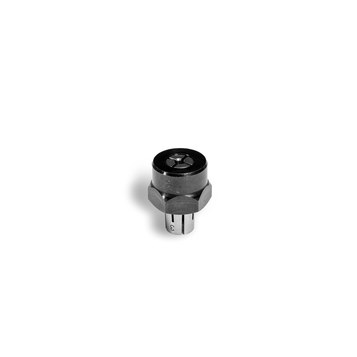 Shaper Origin 3mm Collet with Nut for precise woodworking with smaller router bits