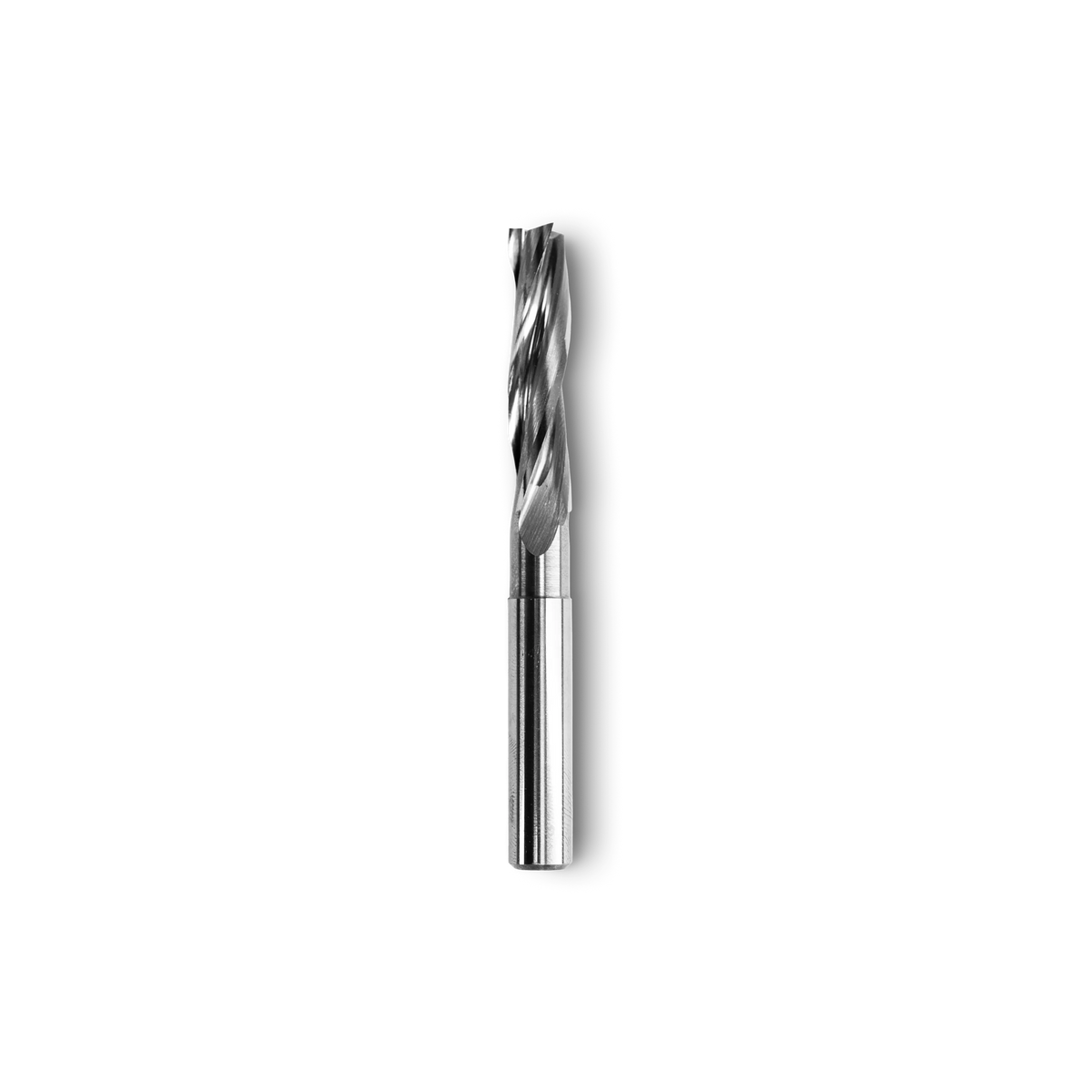 Shaper Tools 8mm x 35mm Up-Spiral Flat CNC Router Bit 8mm Shank in action on a wood piece