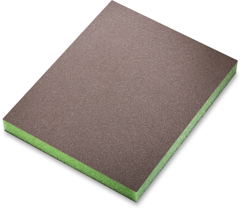 SIA Abrasives 7983 siasponge flex foam pad for achieving even sanding on curves, shapes, and contours