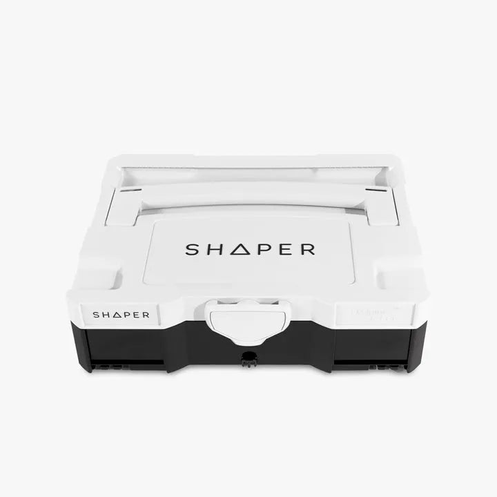 Shaper Tools SYS 1 Systainer with Customizable Foam Insert showcasing corrugated foam lid and solid foam insert