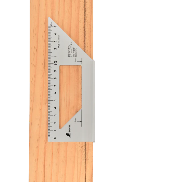 Shinwa 45 & 90 Degree Layout Gauge Aluminium