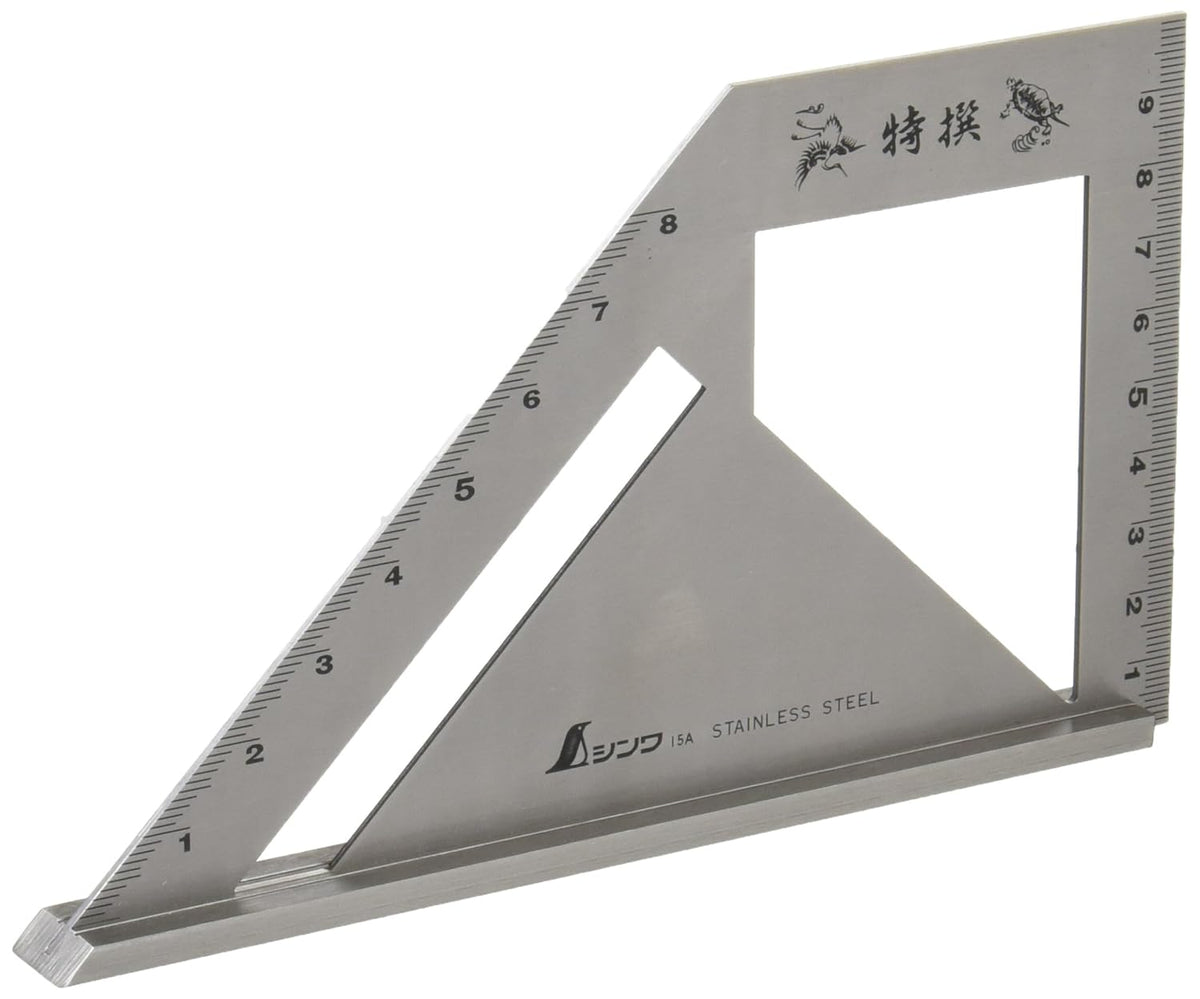 Shinwa 45 & 90 Degree Mitre Gauge Square Stainless Steel
