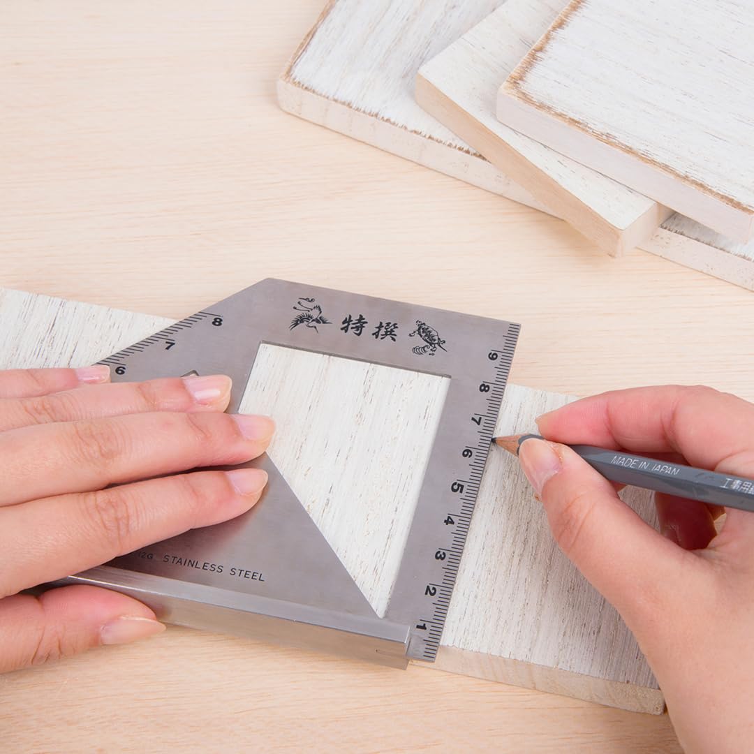 Shinwa 45 & 90 Degree Mitre Gauge Square Stainless Steel