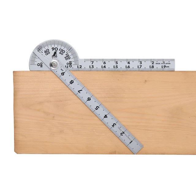 Shinwa Mini Protractor 100mm Stainless Steel