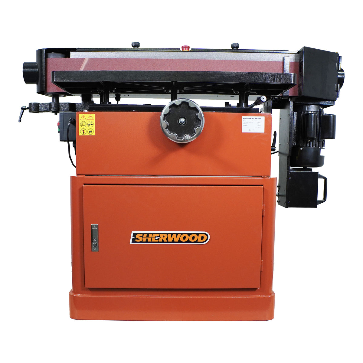 Sherwood 110 x 6in Oscillating Belt Sander 2200W Edge Sander with Cabinet Stand