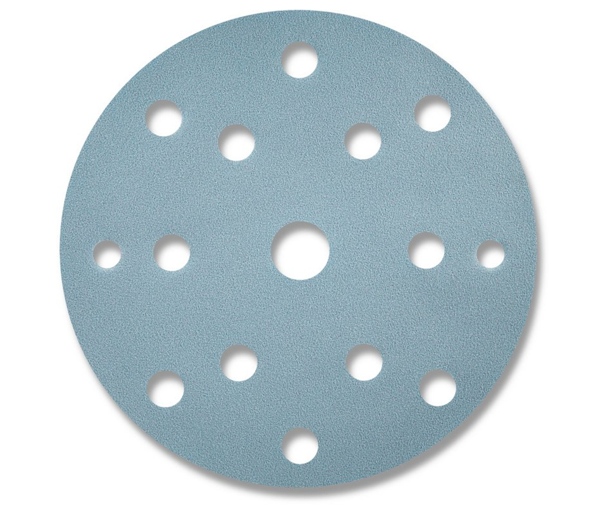 SIA Abrasives 1948 siaflex Sanding Disc 150mm 15-Hole Pack of 5, wet and dry sanding, exceptional results in various applications