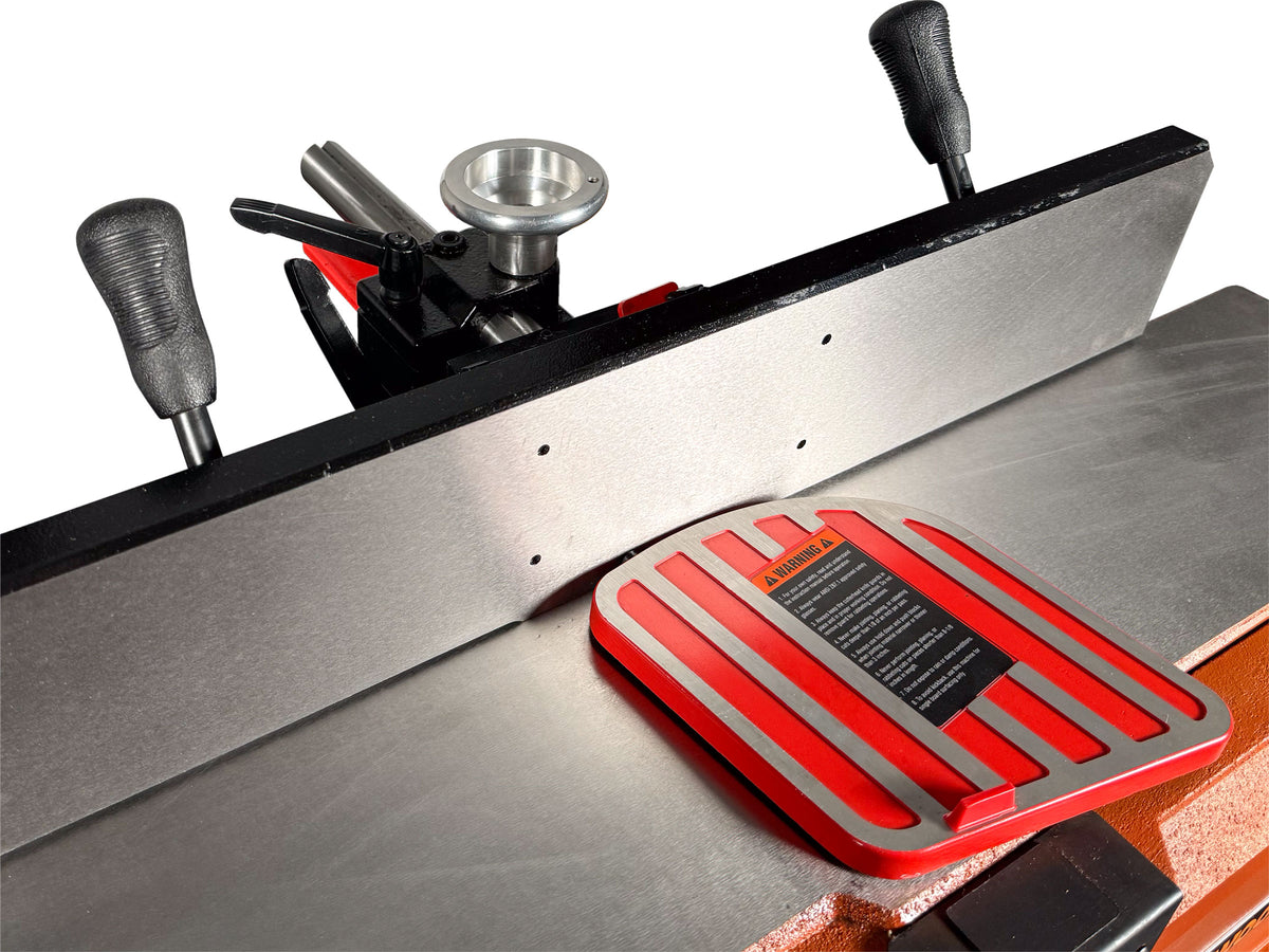 Sherwood 6in Benchtop Jointer with Helical Spiral Head 1500W 2HP includes Open Stand