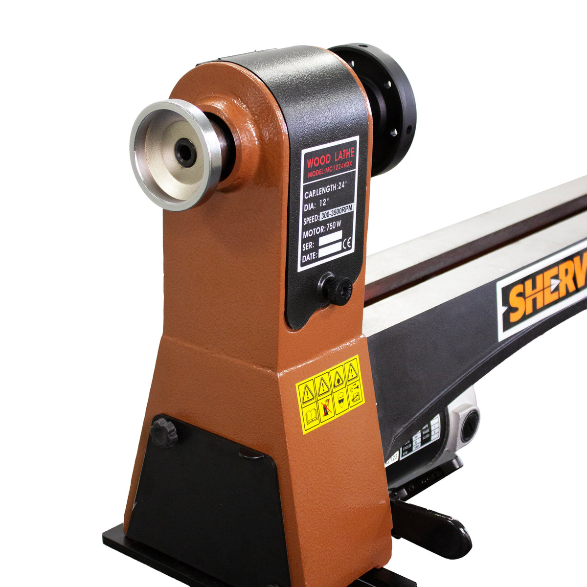 Sherwood Minimax Wood Lathe 305mm Swing 750W 1HP headstock