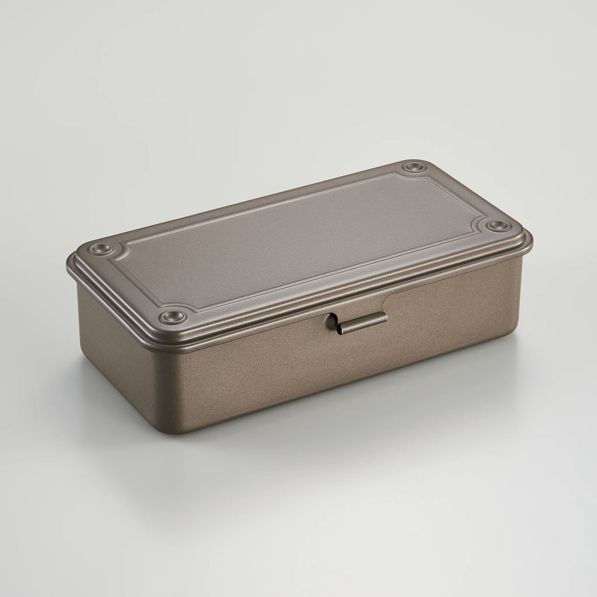 Toyo Trunk Shape Toolbox 19cm open showing internal compartments and handle