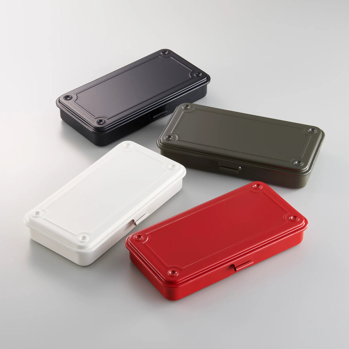 Toyo Steel 19cm Slim Stackable Trunk Shape Toolbox