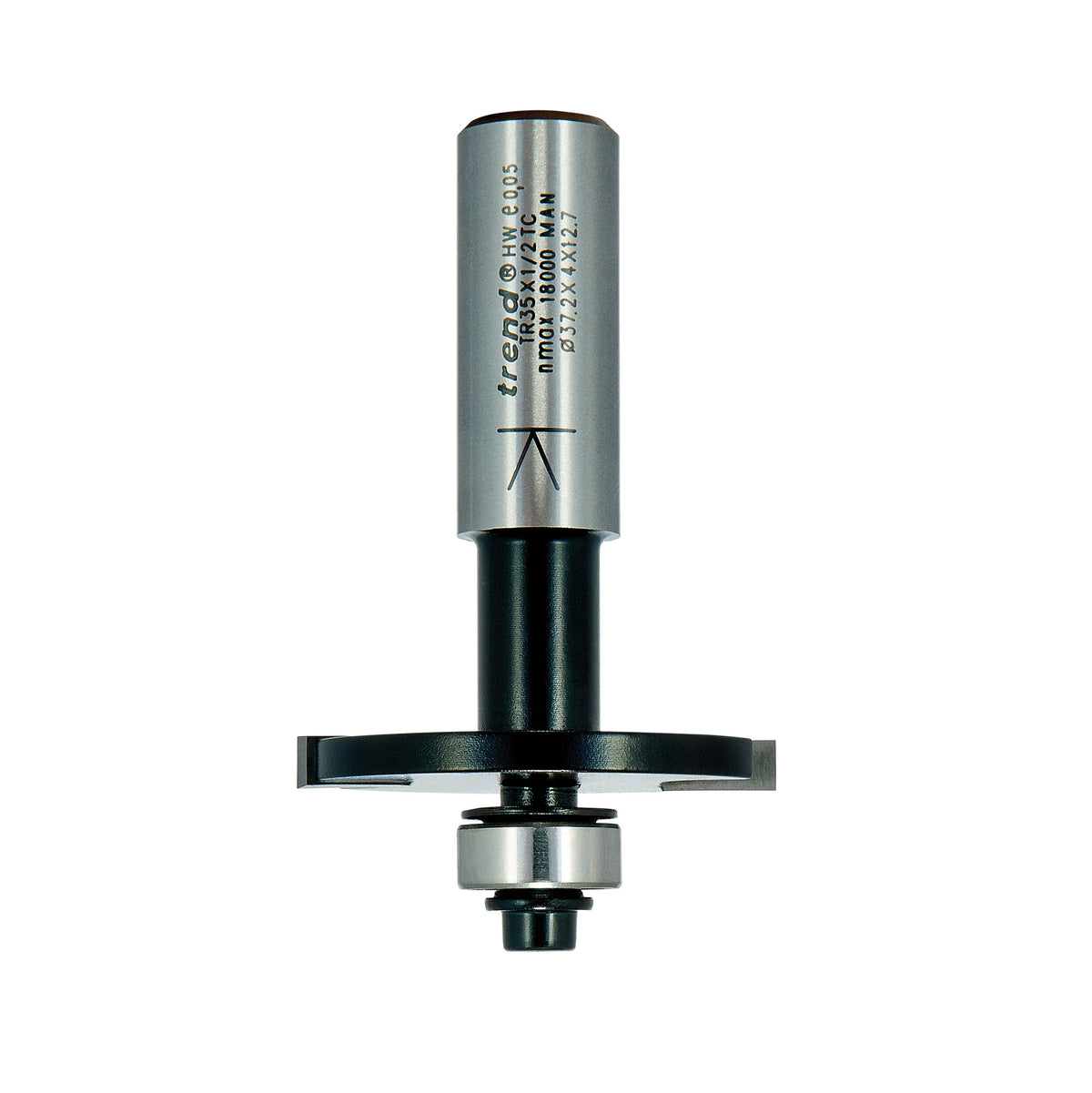 Trend Biscuit Jointer Bit 4mm x 37.2mm 1/2in Shank