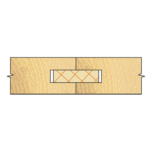 Trend Biscuit Jointer Bit 4mm x 37.2mm 1/4in Shank