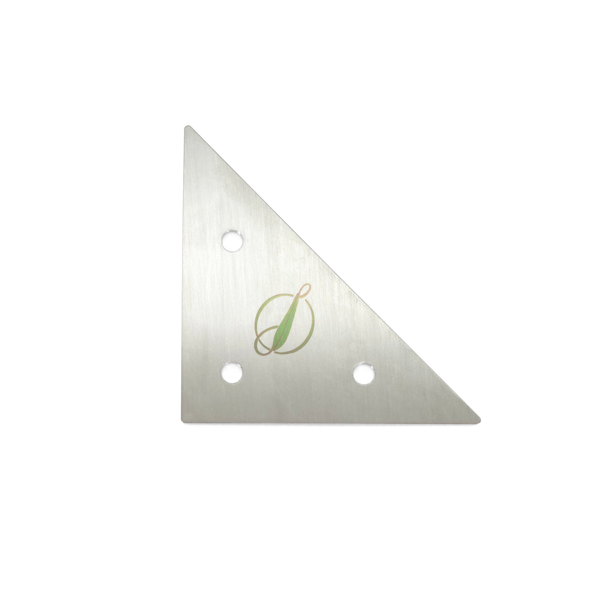 Ironbark Toolworks Calibration Triangle stainless steel 75mm, showing precision edges and durable construction