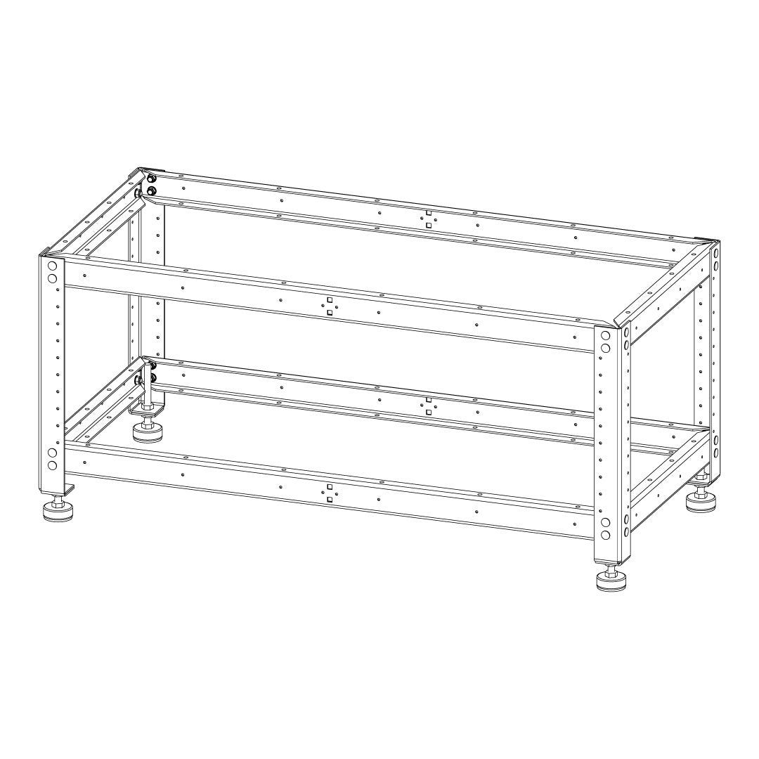 Torquata Workbench System 1100 x 500 x 450 H Assembly & Machine Stand Only