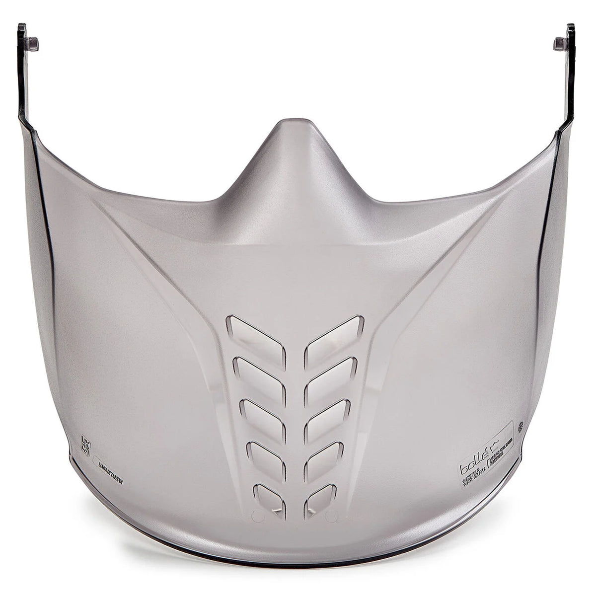 Bolle Safety Universal Goggles Clear Polycarbonate Vented Lenses with Mouthguard - Side view showing ergonomic design and mouthguard