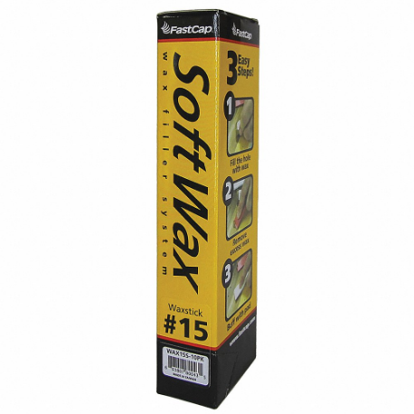 FastCap SoftWax Sticks #15 Finished Wood Putty Filler in 10 pack dispenser, various blendable colours