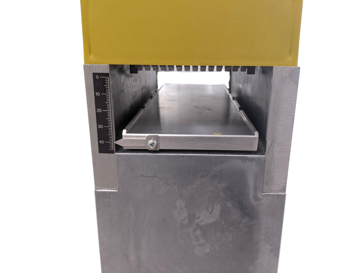 PROXXON DH-40 Micro Thicknesser 80mm 200W Straight Blade in action on timber board