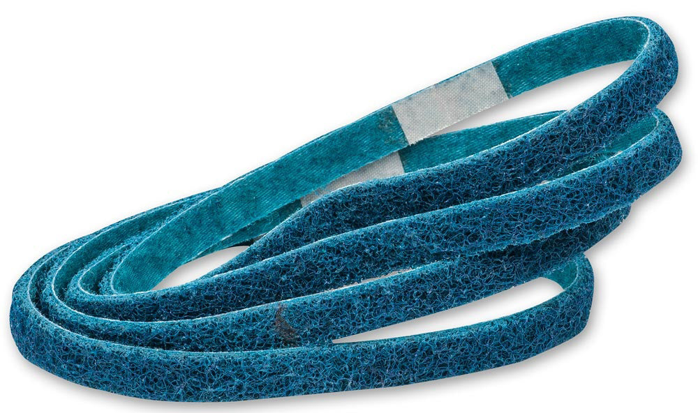 PROXXON Satin Finishing Belt 10x330mm Pack of 4 for Tube Belt Sander, ideal for metal grinding and satin-finishing
