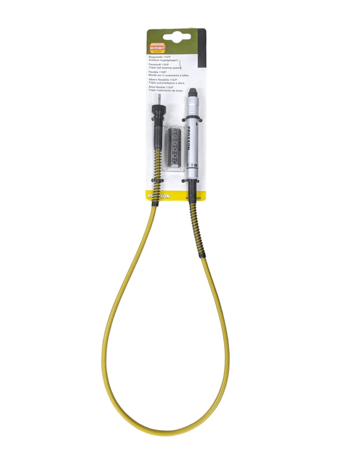 PROXXON MICROMOT 110/P Flexishaft tool extension with six collets in Australian woodworking tools store