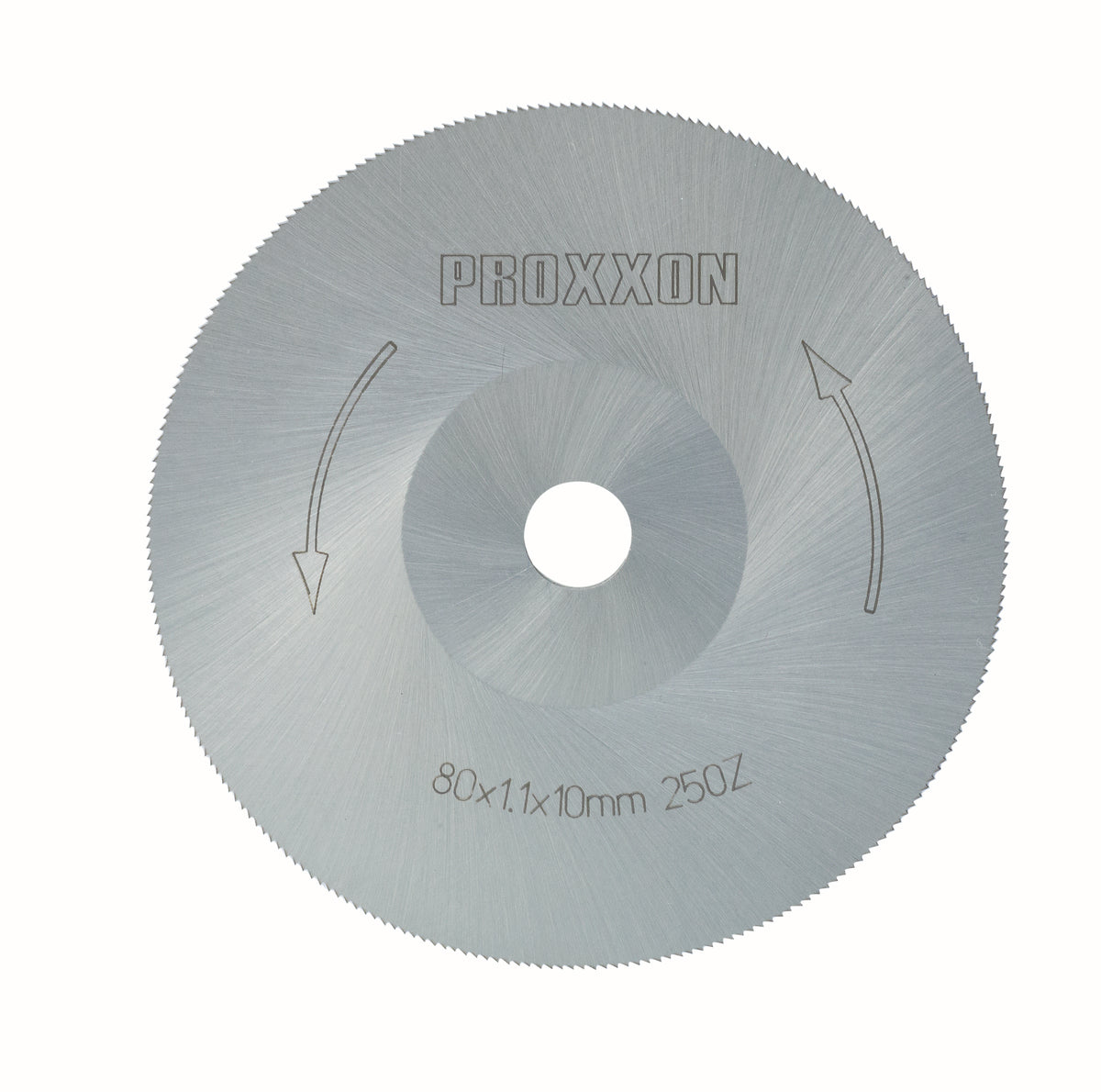 Proxxon HSS Circular Saw Blade 80mm for FET Benchtop Table Saw - High-alloy steel blade for versatile cutting performance