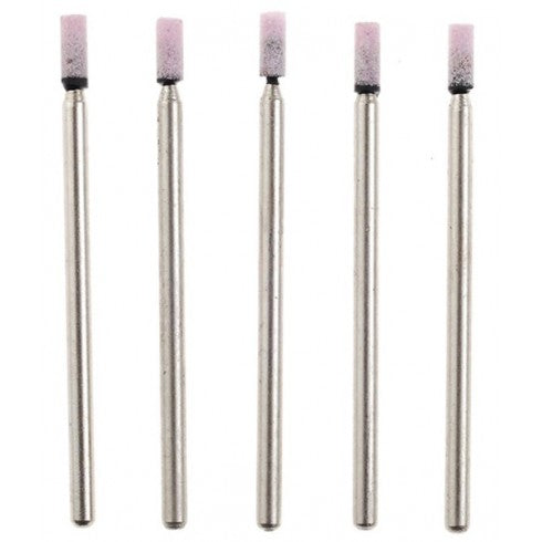 PROXXON 2.5mm Cylindrical Corundum Grinding Bits, Pack of 5 - High-quality tools for precision grinding and chiselling tasks