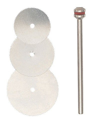 PROXXON Set of 3 Spring Steel Metal Cutting Blades for MICROMOT System Tools