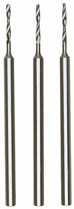PROXXON High Speed Steel Drill Bits Pack of 3 in various sizes, ideal for precise hole-making in a range of materials