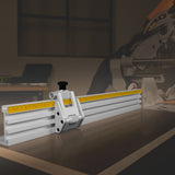 Torquata Mitre Saw Fence Track Aluminium Metric & Imperial Scale