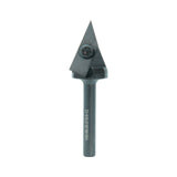 Torquata 45 Degree Carbide Insert V-Groove Router Bit & Replacement Cutters 1/4in Shank