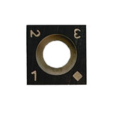 Torquata 2+2 Flute Surface Planing Carbide Insert Router Bit 63.5mm Diameter & Replacement Cutters 1/2in Shank