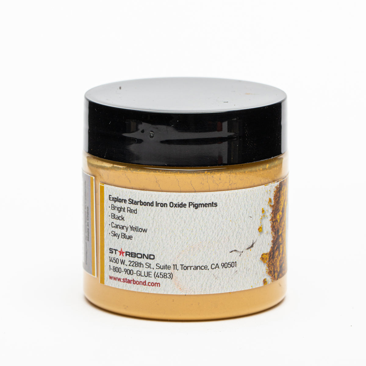 Vibrant 2oz Starbond Matte Canary Yellow Iron Oxide Pigment