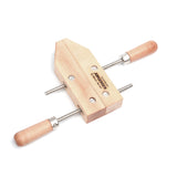 Pony Jorgensen 8in Wooden Hand Screw Clamps - Close-up of adjustable jaws in use