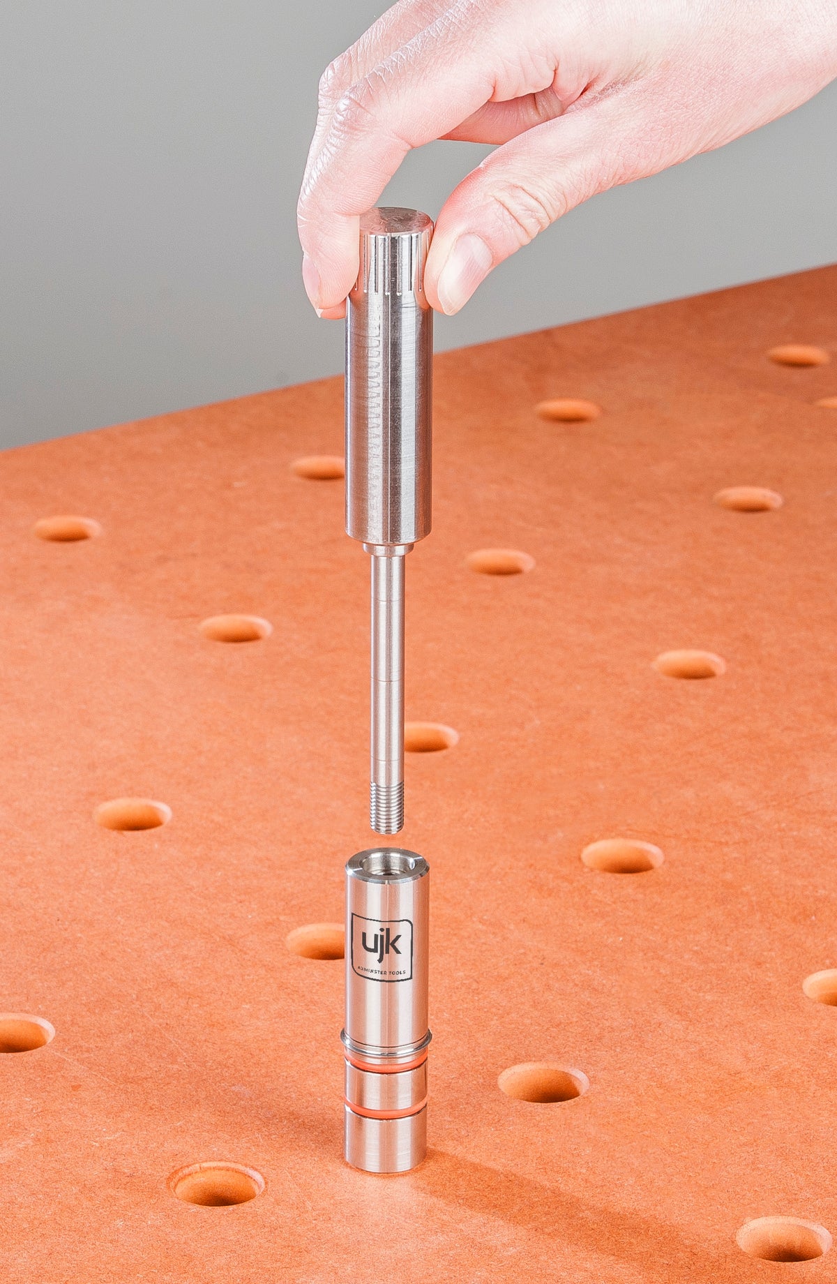 UJK Long Super Dog Locking Shaft 20mm Bench Dog replacement part for taller projection on multifunction table
