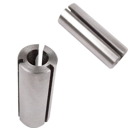 Torquata Router Collet Adaptor Sleeve Reducers 1/2in to 1/4in for precise woodworking applications