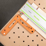 UJK 360mm Assembly Square with 20mm Dog Holes in use on multifunction table for precise woodworking joints