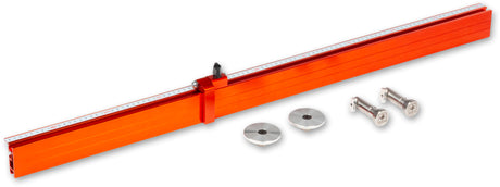 UJK Fence And Length Stop For Guide Rail Saw on 20mm Dog Hole Workbench