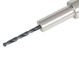 UJK Parf Guide System MK II Centrotec Shaft & 3mm Drill in use with UJK Parf Sticks for creating dog hole grid