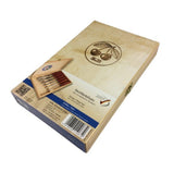 chisel set packaging back of box with brand logo on a white background