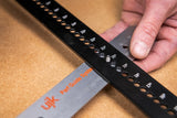 UJK Parf Plus Guide System with Parf Protractor, angle view of accurate hole drilling capability from 0-90°