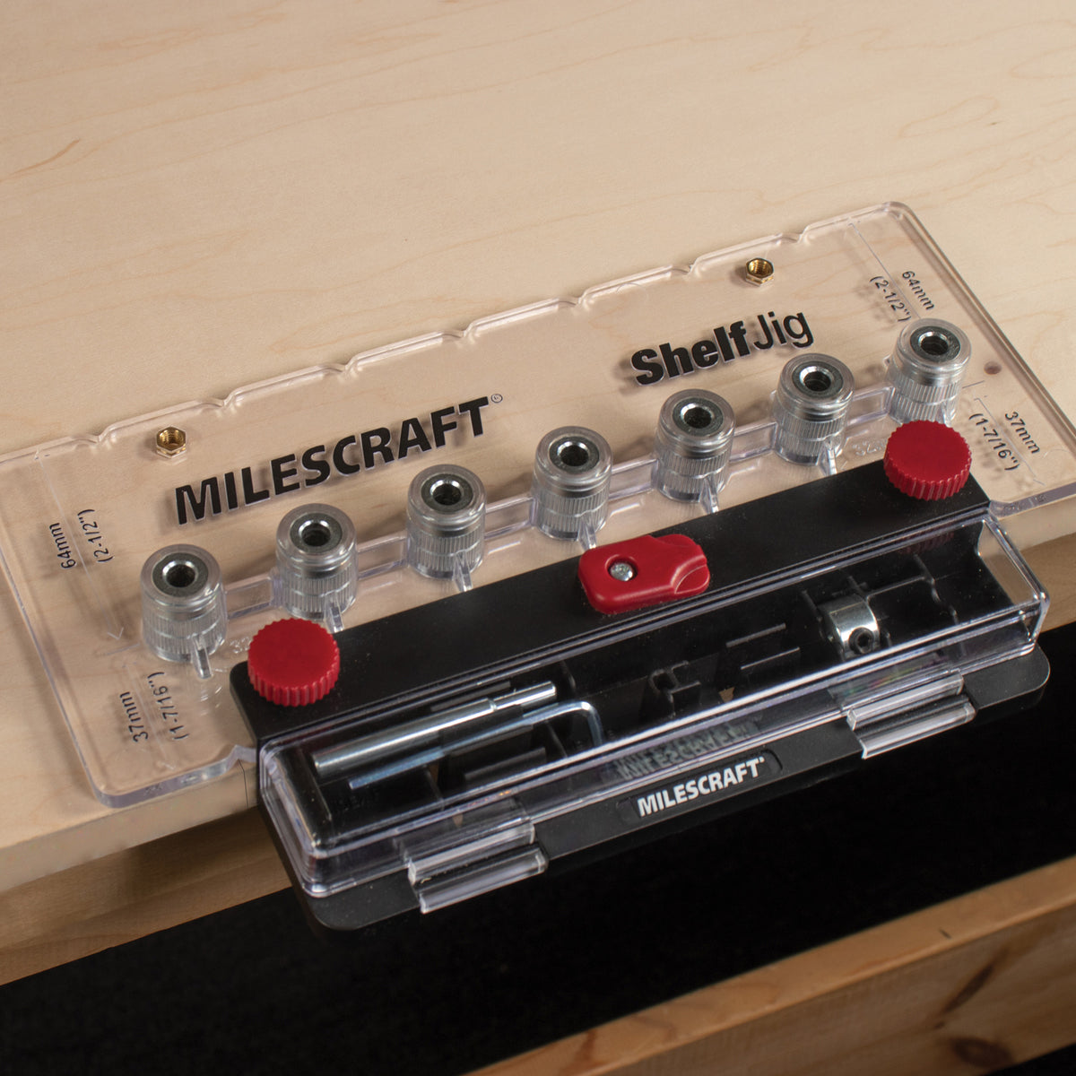 Milescraft ShelfJig Shelf Pin Jig with Drill Bit