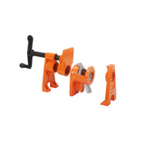 Pony Jorgensen 3/4in Pro Pipe Clamp on 2100mm pipe, perfect for woodworking and metalworking projects