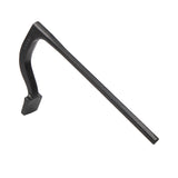 Pony Jorgensen 6 Traditional Holdfasts Cast Iron 400mm in black enamel finish, shown installed in a workbench