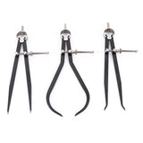 Dasqua Spring Caliper & Divider Set of 3, precision sprung tools for woodworking measurements