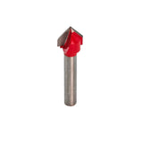Freud V Groove Router Bit 90 Degree Angle 12.7mm Diameter 1/4in Shank for signmaking, engraving, and decorative woodwork