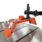 Sherwood SWMS-300 Table Saw Overhead Dust Extraction Guard with 2 1/2-inch outlet